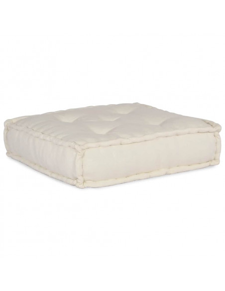 Pouf Modulare Crema 70x70x36 in Tessuto