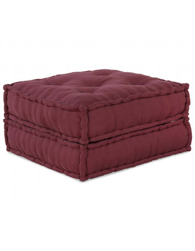 Pouf Modulare Marrone Rossiccio 70x70x36 in Tessuto