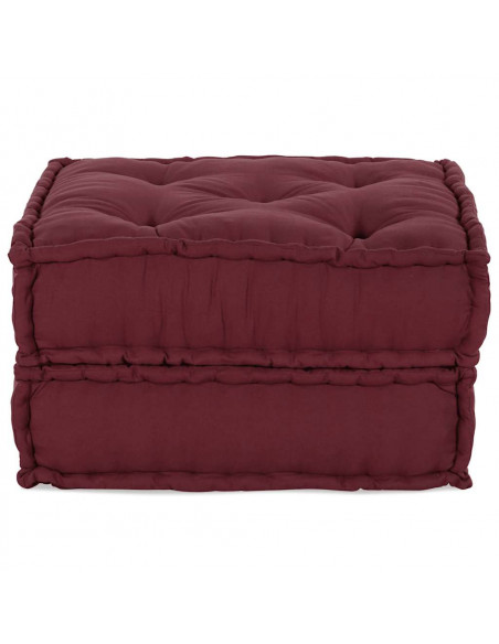 Pouf Modulare Marrone Rossiccio 70x70x36 in Tessuto