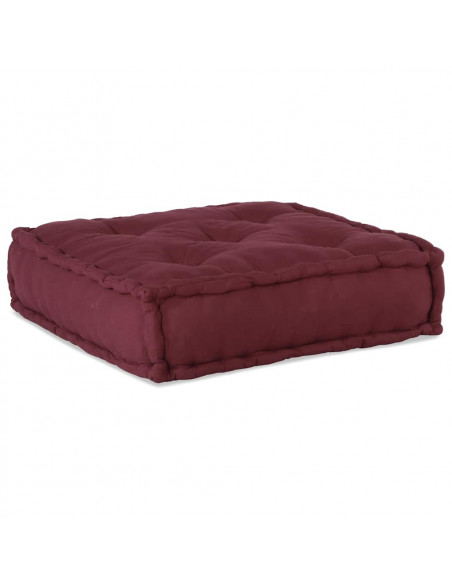 Pouf Modulare Marrone Rossiccio 70x70x36 in Tessuto