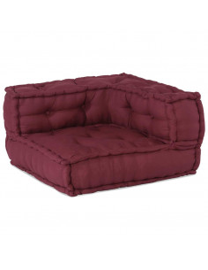 Divano Componibile Marrone Rossiccio 70x70x54 in Tessuto 2