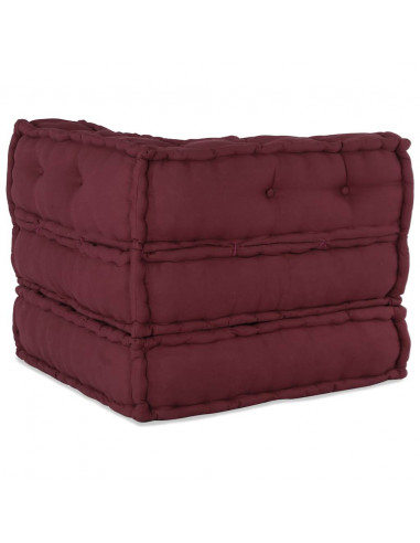 Divano Componibile Marrone Rossiccio 70x70x54 in Tessuto