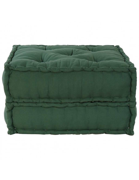 Pouf Modulare Verde 70x70x36 in Tessuto