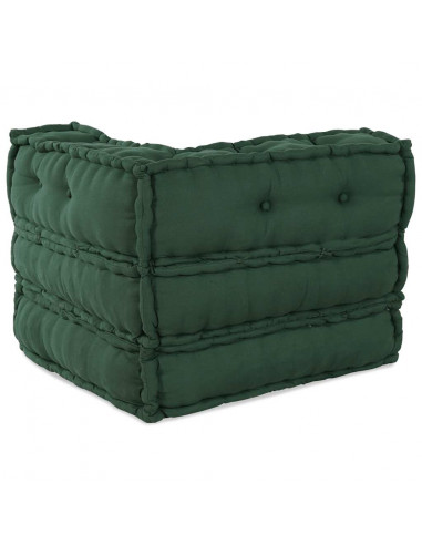Divano Componibile Verde 70x70x54 in Tessuto