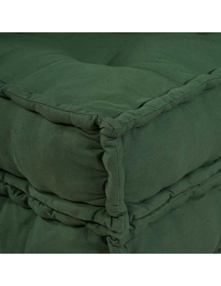 Pouf Modulare Verde 70x70x54 in Tessuto