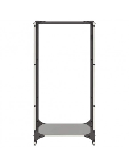 Rastrelliera per Legna da Ardere 40x30x80 cm in Acciaio Inox