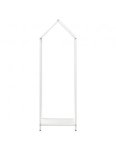 Rastrelliera per Legna da Ardere Bianca 40x25x120 cm