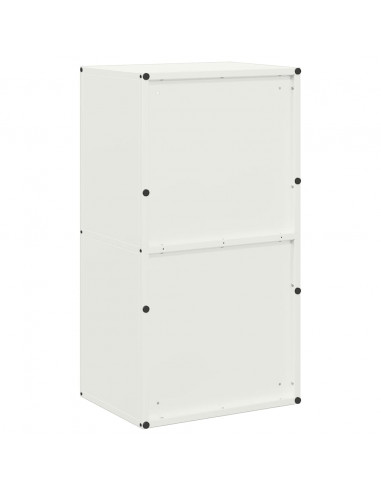 Rastrelliera per Legna da Ardere Bianca 40x30x75 cm