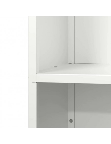 Rastrelliera per Legna da Ardere Bianca 40x30x75 cm
