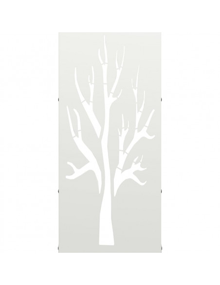 Rastrelliera per Legna da Ardere Bianca 40x30x80 cm