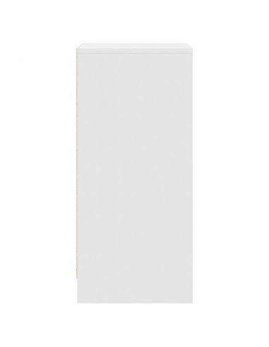 Scarpiera Bianca 29,5x34x76 cm in Legno Multistrato