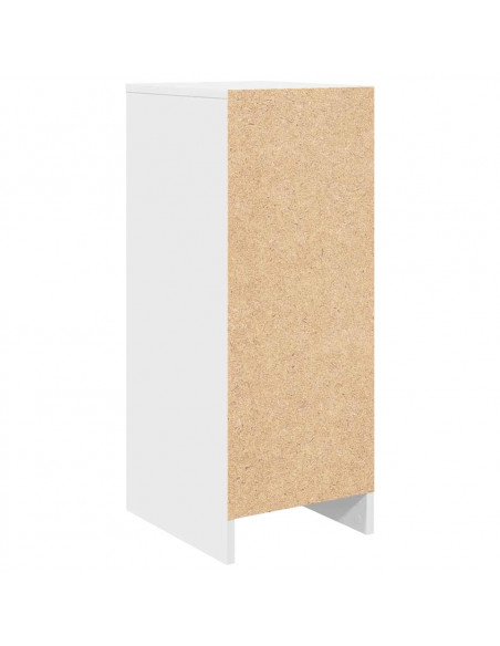 Scarpiera Bianca 29,5x34x76 cm in Legno Multistrato