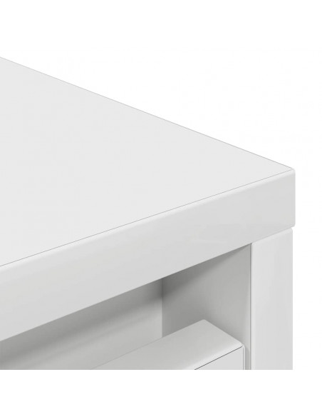 Scarpiera Bianca 29,5x34x76 cm in Legno Multistrato