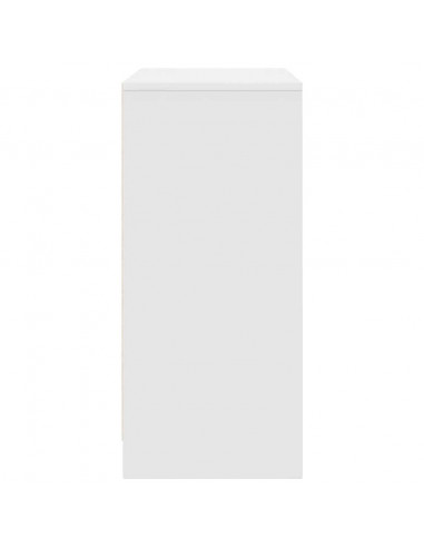 Scarpiera Bianca 57x34x76 cm in Legno Multistrato