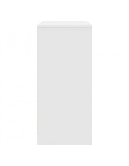 Scarpiera Bianca 57x34x76 cm in Legno Multistrato