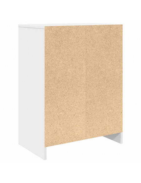 Scarpiera Bianca 57x34x76 cm in Legno Multistrato