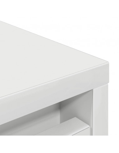 Scarpiera Bianca 57x34x76 cm in Legno Multistrato