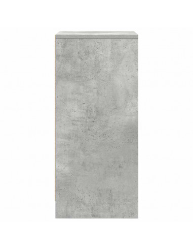 Scarpiera Grigio Cemento 29,5x34x76 cm in Legno Multistrato