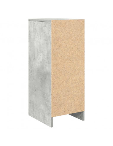 Scarpiera Grigio Cemento 29,5x34x76 cm in Legno Multistrato