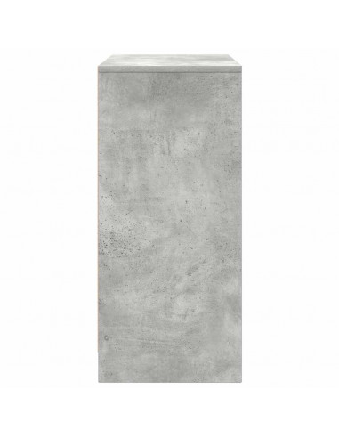 Scarpiera Grigio Cemento 57x34x76 cm in Legno Multistrato