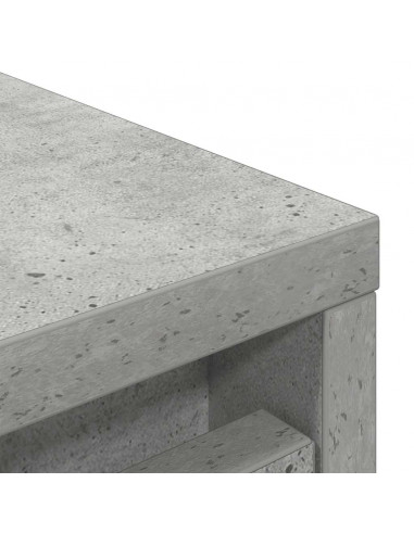 Scarpiera Grigio Cemento 57x34x76 cm in Legno Multistrato