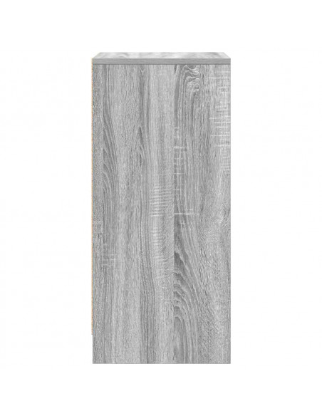 Scarpiera Grigio Sonoma 29,5x34x76 cm in Legno Multistrato