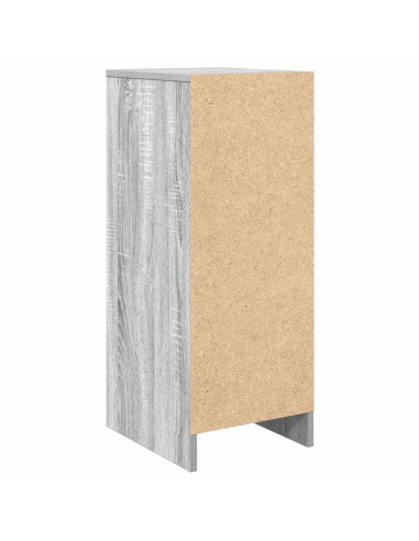 Scarpiera Grigio Sonoma 29,5x34x76 cm in Legno Multistrato