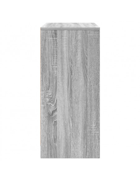 Scarpiera Grigio Sonoma 57x34x76 cm in Legno Multistrato