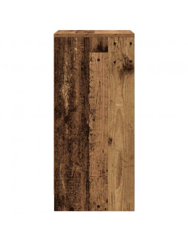 Scarpiera Legno Antico 29,5x34x76 cm in Legno Multistrato