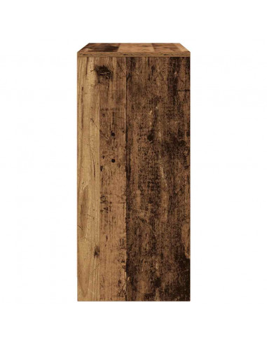 Scarpiera Legno Antico 57x34x76 cm in Legno Multistrato