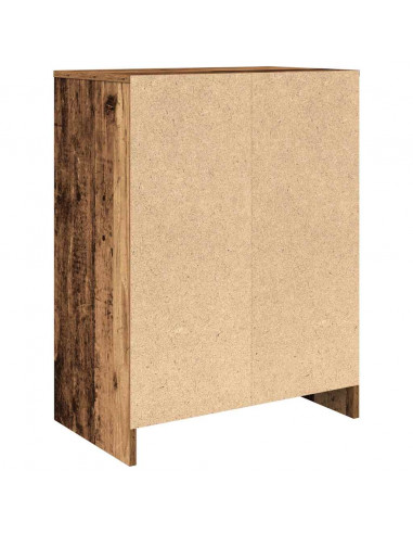 Scarpiera Legno Antico 57x34x76 cm in Legno Multistrato
