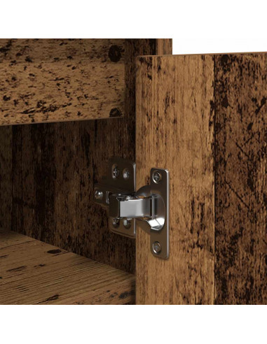 Scarpiera Legno Antico 57x34x76 cm in Legno Multistrato