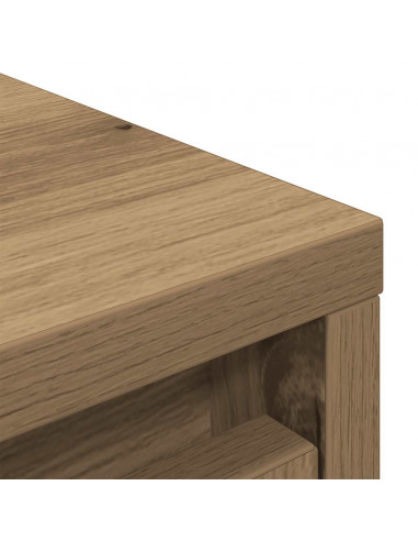 Scarpiera Rovere Artigianale 57x34x76 cm in Legno Multistrato