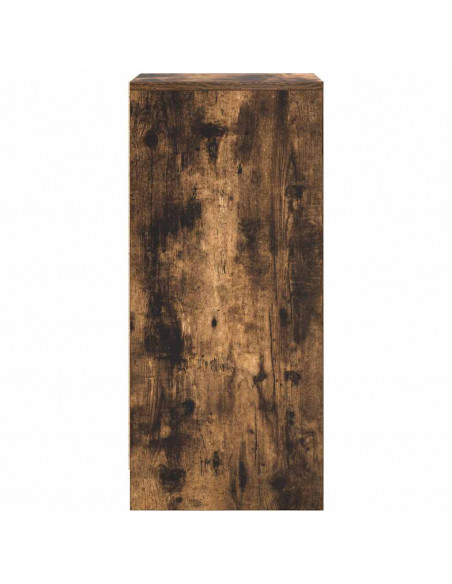 Scarpiera Rovere Fumo 29,5x34x76 cm in Legno Multistrato