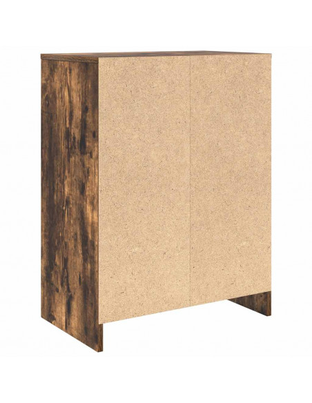 Scarpiera Rovere Fumo 57x34x76 cm in Legno Multistrato
