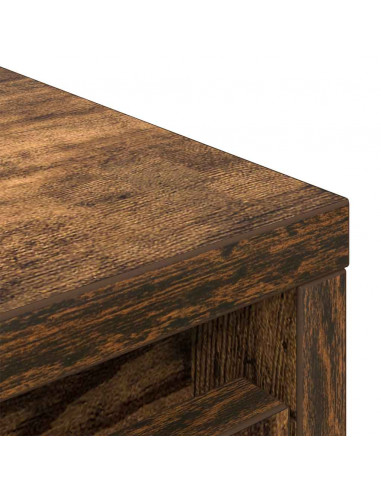 Scarpiera Rovere Fumo 57x34x76 cm in Legno Multistrato