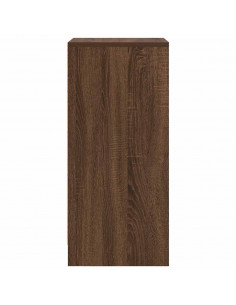Scarpiera Rovere Marrone 29,5x34x76 cm in Legno Multistrato 2