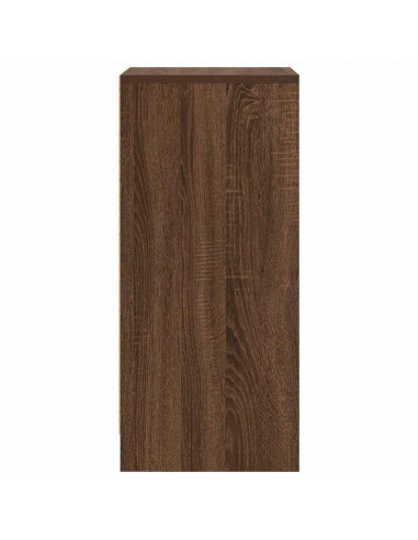 Scarpiera Rovere Marrone 29,5x34x76 cm in Legno Multistrato