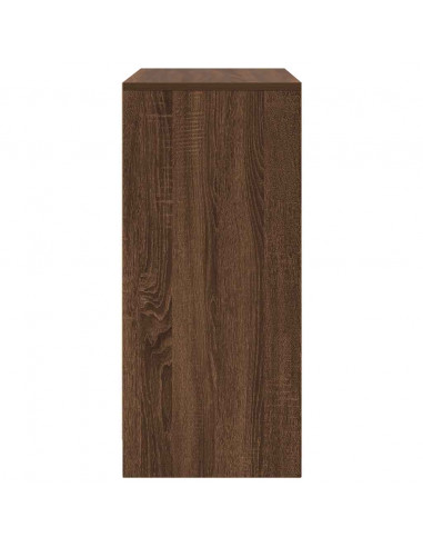Scarpiera Rovere Marrone 57x34x76 cm in Legno Multistrato