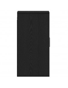 Scarpiera Rovere Rovere Nero 32x35x70 cm in Legno Multistrato 2