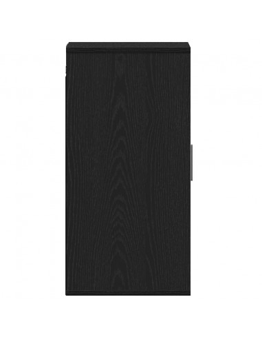 Scarpiera Rovere Rovere Nero 32x35x70 cm in Legno Multistrato