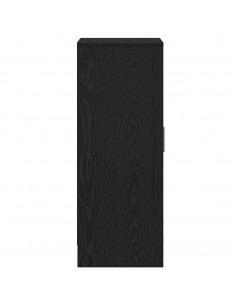 Scarpiera Rovere Rovere Nero 60x35x92 cm in Legno Multistrato 2
