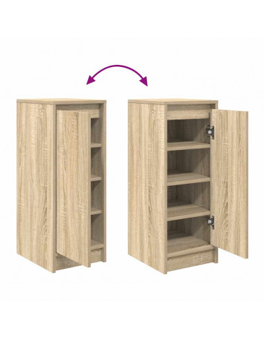 Scarpiera Rovere Sonoma 29,5x34x76 cm in Legno Multistrato