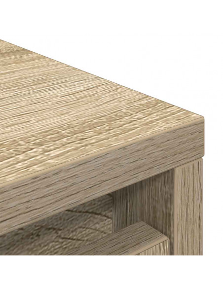 Scarpiera Rovere Sonoma 29,5x34x76 cm in Legno Multistrato