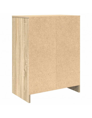 Scarpiera Rovere Sonoma 57x34x76 cm in Legno Multistrato