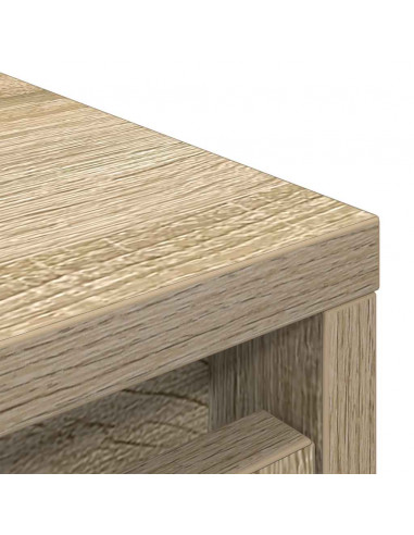 Scarpiera Rovere Sonoma 57x34x76 cm in Legno Multistrato