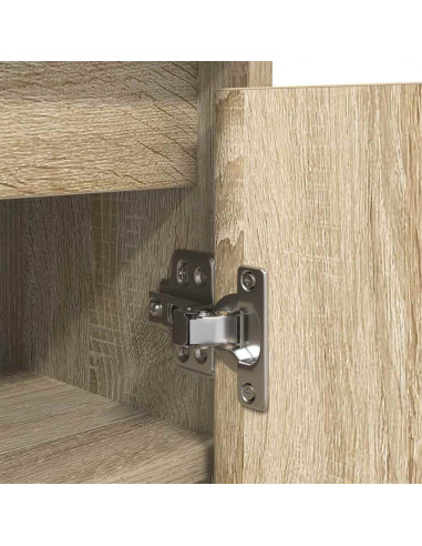 Scarpiera Rovere Sonoma 57x34x76 cm in Legno Multistrato