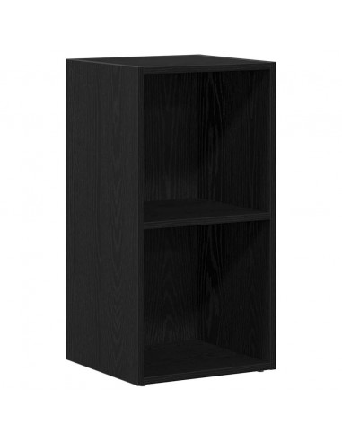 Scatola per Contenitori LP in Rovere Nero 71x34x36cm Truciolato