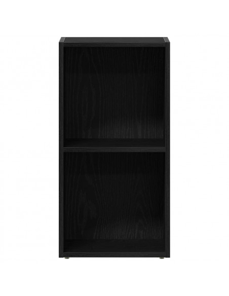 Scatola per Contenitori LP in Rovere Nero 71x34x36cm Truciolato