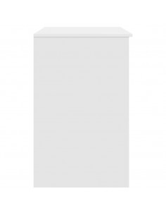 Scrivania Bianca 86x49x76 cm in Legno Multistrato 2